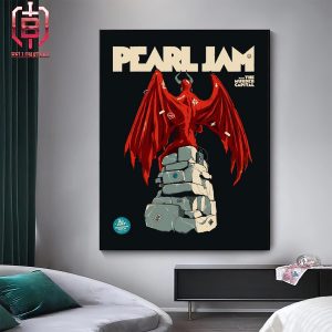 Pearl Jam Event Poster At Waldbuhne Berlin Germany With The Murder Capital On July 2nd 2024 Home Decor Poster Canvas