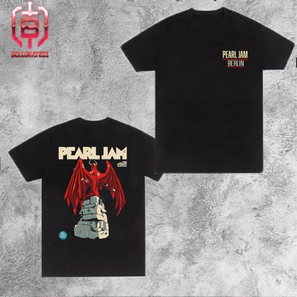 Pearl Jam Event Poster At Waldbuhne Berlin Germany With The Murder Capital On July 2nd 2024 Two Sides Unisex T-Shirt
