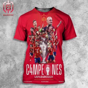 Spain National Football Team Is UEFA Euro 2024 Champions Lo Hicimos Somos C4mpeones De Europa All Over Print Shirt