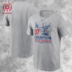 Teoscar Hernandez Los Angeles Dodgers Nike 2024 MLB Home Run Derby Champion Two Sides Unisex T-Shirt