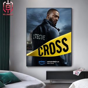 The Alex Cross Series Will Release On November 14 On Prime Video Home Decor Poster Canvas