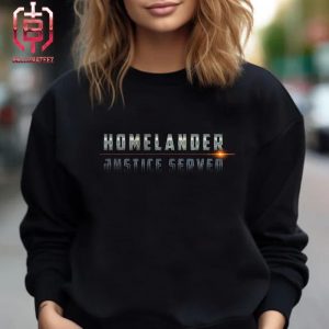 The Boys Homelander Justice Served Is In The Works At Vought International Logo Unisex T-Shirt