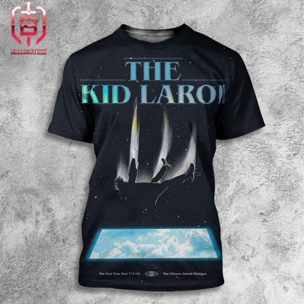 The Kid Laroi VIP Poster For The First Time Tour At The Fillmore Detroit Michigan On July 3rd 2024 All Over Print Shirt