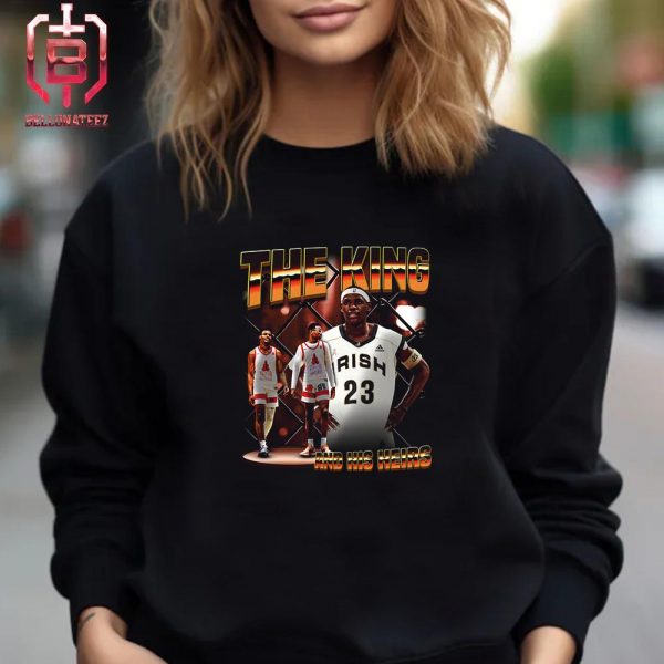 The King And His Heirs Bronny James, Bryce James And Lebron James Unisex T-Shirt