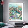 The Official Poster For The Paris 2024 Olympic Games Designed By Artist Ugo Gattoni Merchandise Limted Home Decor Poster Canvas
