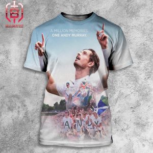 Wimbledon Tribute To Andy Murray Thank You For A Million Memories One Andy Murray All Over Print Shirt
