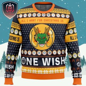 A Very Shenron Christmas DBZ Xmas Holiday Gift Ugly Christmas Sweater