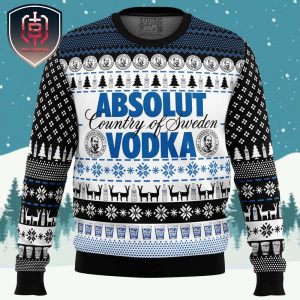 Absolut Vodka Xmas Holiday Gift Ugly Christmas Sweater