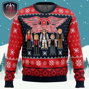 Aerosmith Xmas Holiday Gift Ugly Christmas Sweater