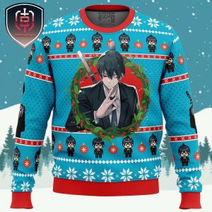 Aki Chainsaw Man Xmas Holiday Gift Ugly Christmas Sweater