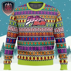 All Symbols Pattern Jojos Bizarre Adventure Christmas Sweater