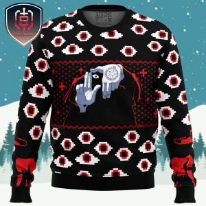 Alucard Eyes Hellsing Xmas Holiday Gift Ugly Christmas Sweater