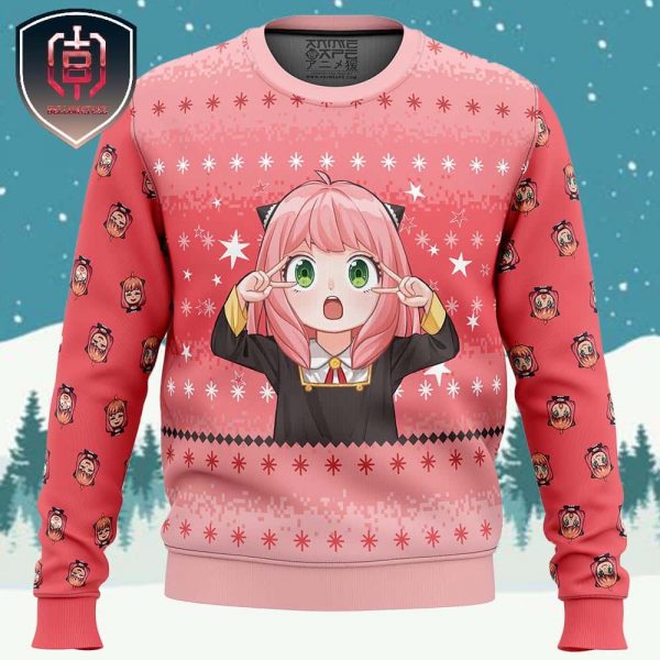 Anya Spy x Family Xmas Holiday Gift Ugly Christmas Sweater