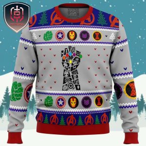 Avengers Gauntlet Xmas Holiday Gift Ugly Christmas Sweater