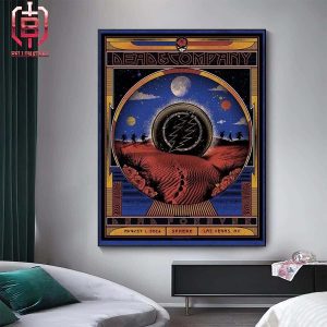 Dead And Company Dead Forever Event Poster At The Sphere Las Vegas On August 1st 2024 Home Decor Poster Canvas