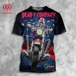 Dead And Company Dead Forever Event Poster At The Sphere Las Vegas On August 2nd 2024 All Over Print Shirt