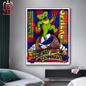 Dead And Company Special Limited Editon Poster At The Sphere Las Vegas NV On August 9th 2024 Home Decor Poster Canvas