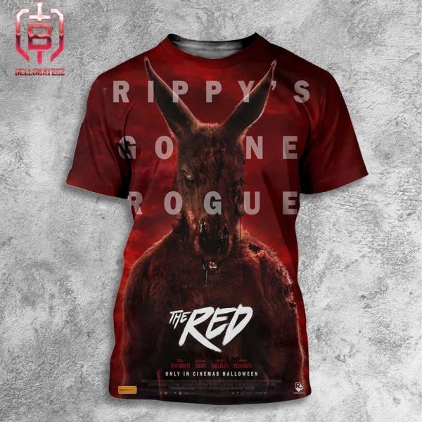 First Poster For The Red A Film About A Zombie Kangaroo Releasing In Theaters This Halloween All Over Print Shirt