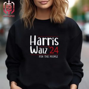 Harris Walz 2024 For The People Kamala Harris Walz 2024 President Race Unisex T-Shirt