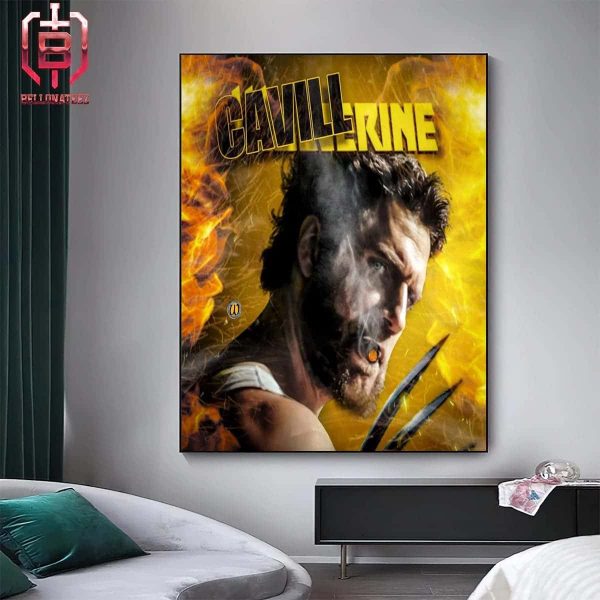Henry Cavill With Wolverine Camel In The Deadpool And Wolverine Home Decor Poster Canvas
