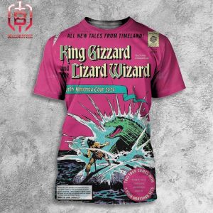 King Gizzard And The Lizzard Wizard North America Tour 2024 New Release From Gaia Comic All Over Print Shirt