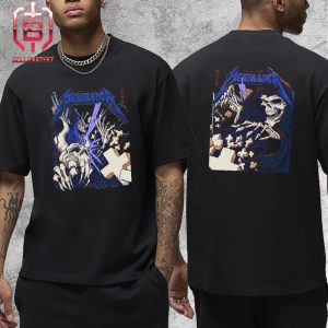 Metallica M72 North America Tour 2024 Merch Combine Poster At Soldier Field Chicago IL On August 9th And 11th 2024 Two Sides Unisex T-Shirt