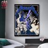 Metallica M72 North America Tour 2024 Merch Pop Up Store Limited Event Poster At Soldier Field Chicago IL On August 9th 2024 Home Decor Poster Canvas