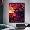 Metallica M72 North American Tour 2024 Merch Limited Event Poster At Foxborough On August 2nd 2024 Home Decor Poster Canvas