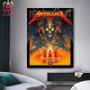 Metallica M72 North American Tour 2024 Pop Up Store Merch Poster At US Bank Stadium Minneapolis MN On August 16th 2024 Home Decor Poster Canvas