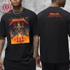 Metallica M72 North American Tour 2024 Pop Up Store Merch Poster At US Bank Stadium Minneapolis MN On August 16th 2024 Unisex T-Shirt