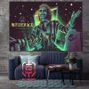 Metallica M72 North America Tour 2024 Pop Up Store Event Poster At Commonwealth Stadium Edmonton AB Canada On August 23rd And 25th 2024 Home Decor Poster Canvas