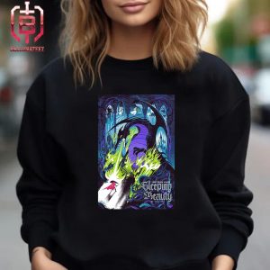 Sleeping Beauty Illustrated Poster Walt Disney Presents Merch Limited Poster At D23 Unisex T-Shirt