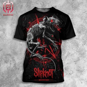 Slipknot Here Come The Pain Tour 2024 Event Poster At Madison Square Garden New York On August 13th 2024 All Over Print Shirt