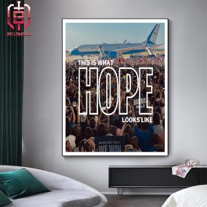 This Is What New Hope Looks Like Kamala Harris Bring Us Joy Home Decor Poster Canvas