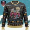 Beavis and Butthead Surprise Reaction Xmas Holiday Gift Ugly Christmas Sweater