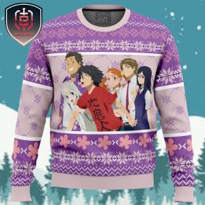 Best Friends Anohana The Flower We Saw That Day Xmas Holiday Gift Ugly Christmas Sweater