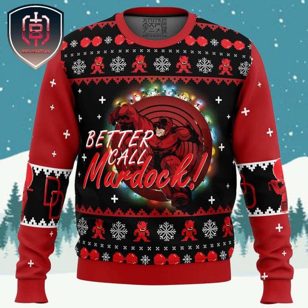 Better Call Murdock Daredevil Xmas Holiday Gift Ugly Christmas Sweater