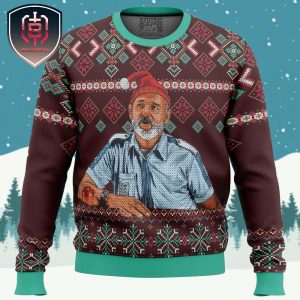 Bill Murray Xmas Holiday Gift Ugly Christmas Sweater