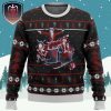 Birthday Boy The Ruined Fresco Of Jesus Xmas Holiday Gift Ugly Christmas Sweater