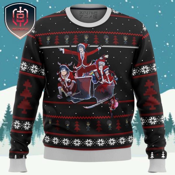 Black Butler Holiday Xmas Holiday Gift Ugly Christmas Sweater