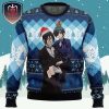 Black Clover Bulls Xmas Holiday Gift Ugly Christmas Sweater