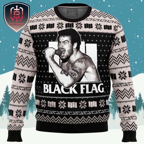 Black Flag Xmas Holiday Gift Ugly Christmas Sweater