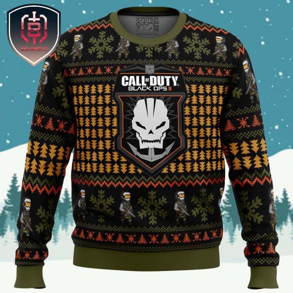 Black Ops 2 Call of Duty Xmas Holiday Gift Ugly Christmas Sweater