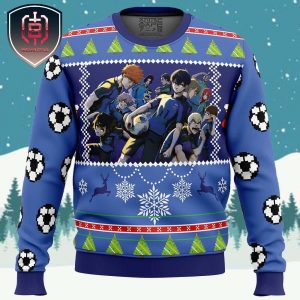 Blue Lock Xmas Holiday Gift Ugly Christmas Sweater