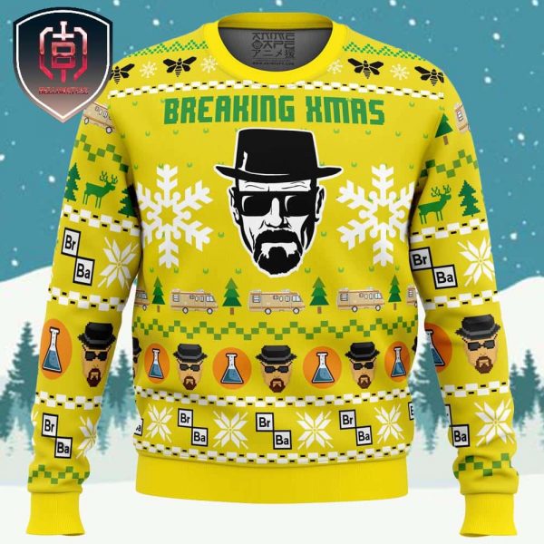 Breaking Xmas Breaking Bad Xmas Holiday Gift Ugly Christmas Sweater