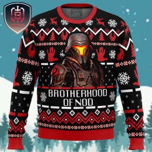 Brotherhood of Nod Command and Conquer Xmas Holiday Gift Ugly Christmas Sweater