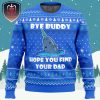 Cage Fighter Elun Mask vsMark Zuckerberg Funny Pop Culture Xmas Holiday Gift Ugly Christmas Sweater