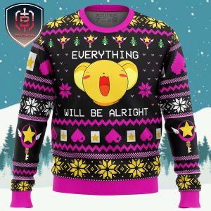 CARDCAPTOR SAKURA HAPPY Xmas Holiday Gift Ugly Christmas Sweater