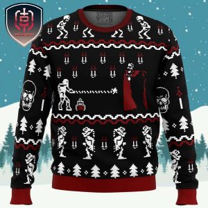 Castlevania Classic Game Xmas Holiday Gift Ugly Christmas Sweater