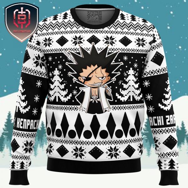 Chibi Kenpachi Zaraki Bleach Xmas Holiday Gift Ugly Christmas Sweater